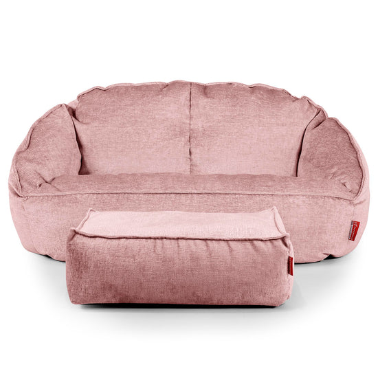 Sofa pufa Bubble - Szenila Róż 02