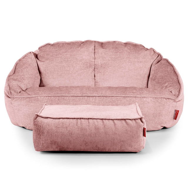 Sofa pufa Bubble - Szenila Róż 02