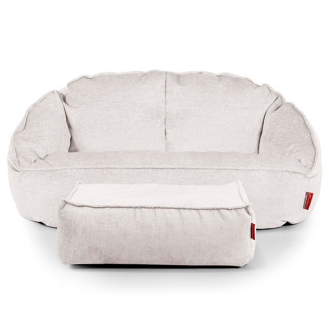 Sofa pufa Bubble - Szenila Śmietanka 02
