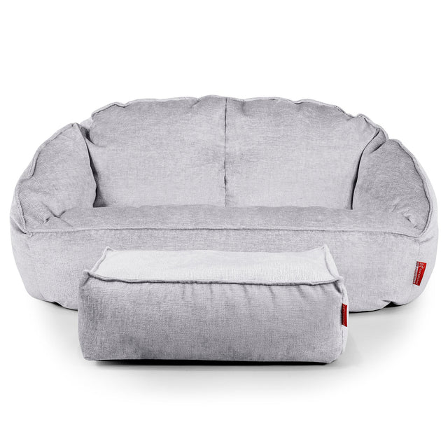 Sofa pufa Bubble - Szenila Szarość 02