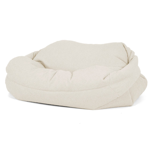 Sofa pufa Sabine - Boucle Kość słoniowa_02