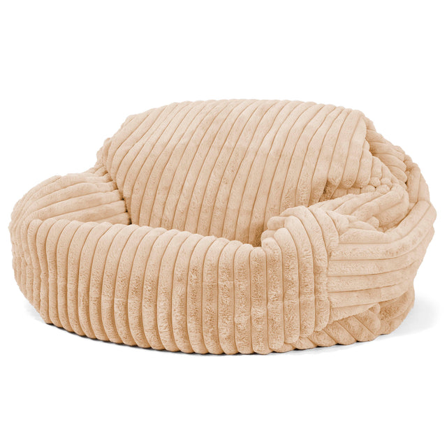 Sofa pufa Sabine - Sztruks ultra plusz Brzoskwinia 02