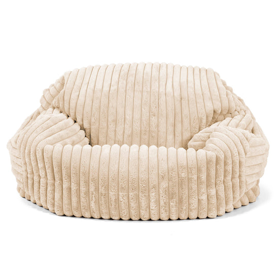 Sofa pufa Sabine - Sztruks ultra plusz Śmietanka 01