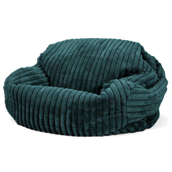 Sofa pufa Sabine - Sztruks ultra plusz Turkus 02