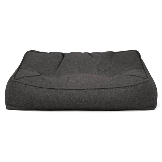 Sofa pufa Sloucher - Boucle Grafit szarość_01