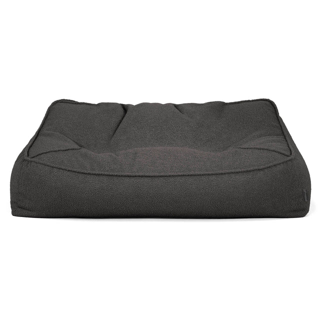 Sofa pufa Sloucher - Boucle Grafit szarość_01