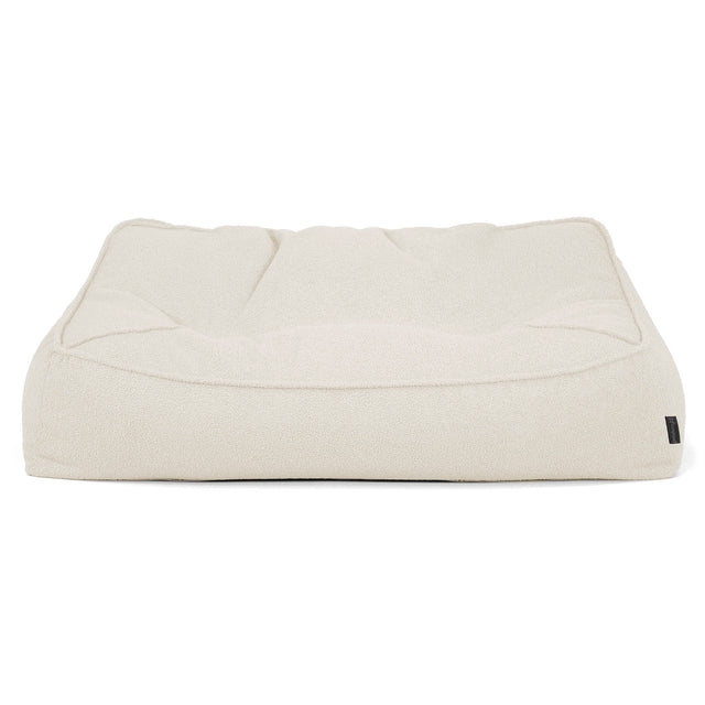 Sofa pufa Sloucher - Boucle Kość słoniowa_01