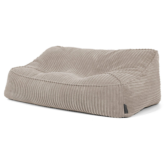 Sofa pufa Sloucher - Klasyczny sztruks Mysi 02