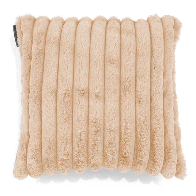 Poszewka na poduszkę ozdobna 47 x 47cm - Sztruks ultra plusz Brzoskwinia 01