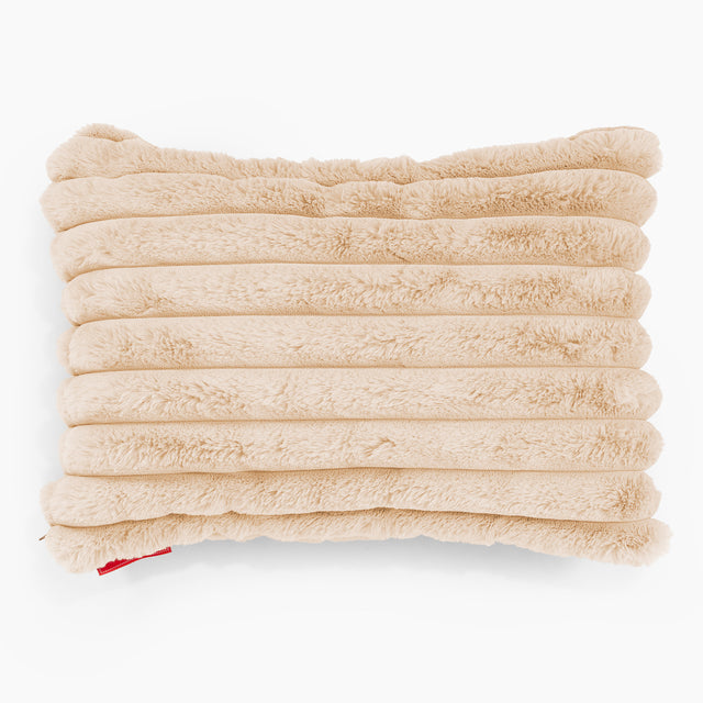 Poszewka na poduszkę ozdobna prostokątna 35 x 50cm - Sztruks ultra plusz Brzoskwinia 01