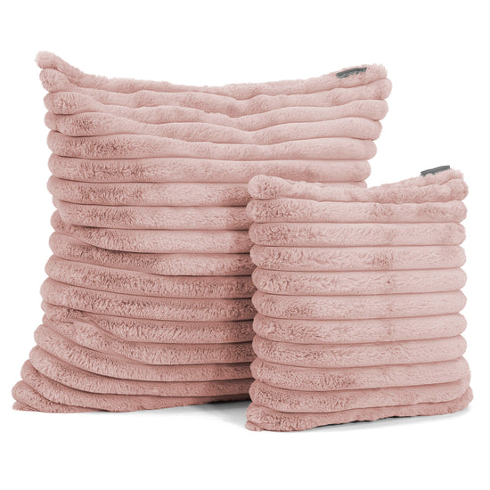 Poszewka na poduszkę ozdobna XL 70 x 70cm - Sztruks ultra plusz Łosoś 02