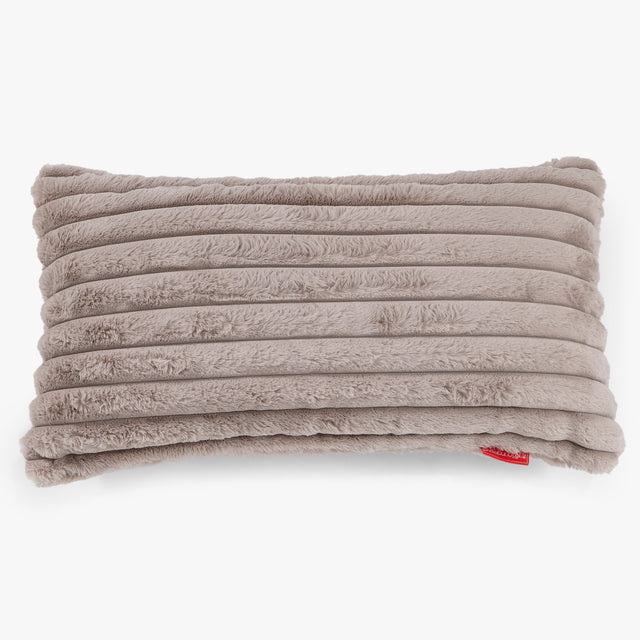 Poszewka na poduszkę XL prostokątna 40 x 80cm - Sztruks ultra plusz Mysi 01