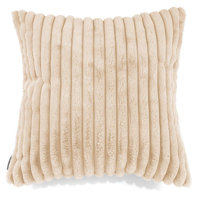Poszewka na poduszkę ozdobna XL 70 x 70cm - Sztruks ultra plusz Śmietanka 01