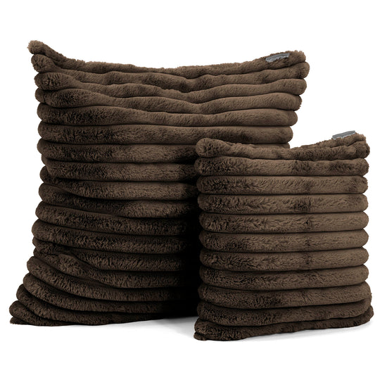 Poszewka na poduszkę ozdobna XL 70 x 70cm - Sztruks ultra plusz Sobolowy 02