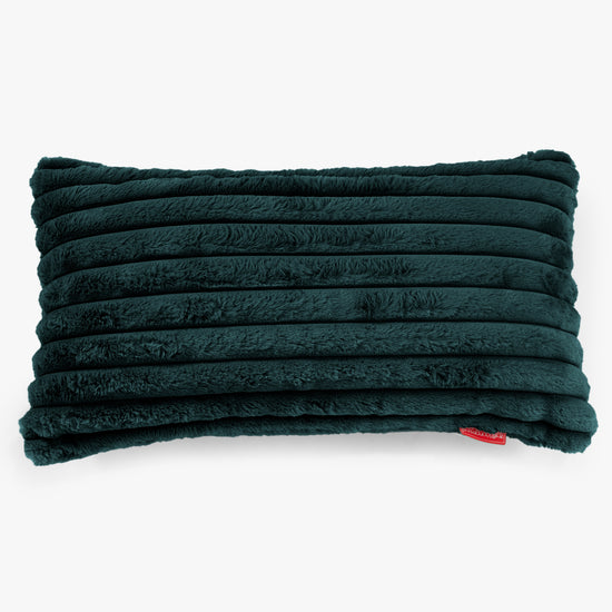 Poszewka na poduszkę XL prostokątna 40 x 80cm - Sztruks ultra plusz Turkus 01