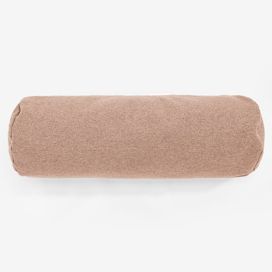 Poduszka ozdobna wałek 20 x 55cm - Wełna Interalli Piasek 02