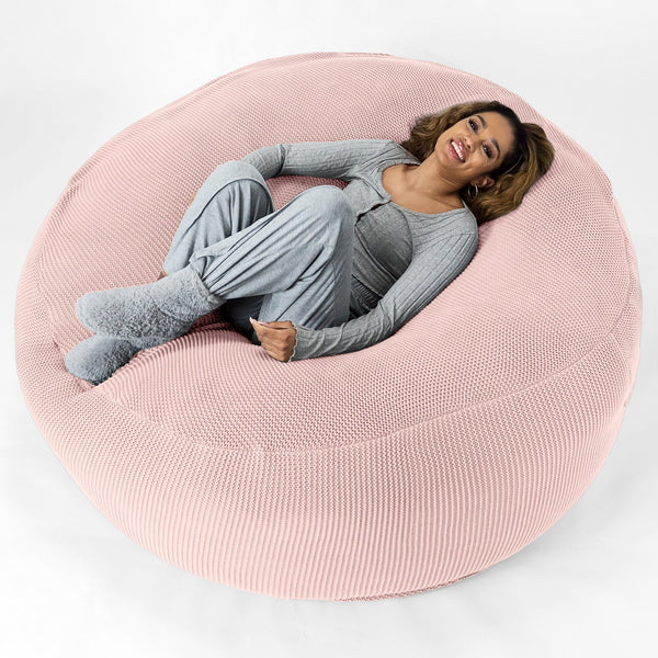 Sofa pufa XXL Mega Mammoth Zamienny Pokrowiec - Dzianina Ellos 01
