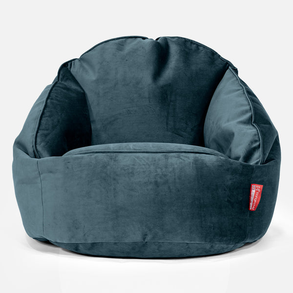 Siedzisko pufa sako Bubble - Aksamit Turkus 01