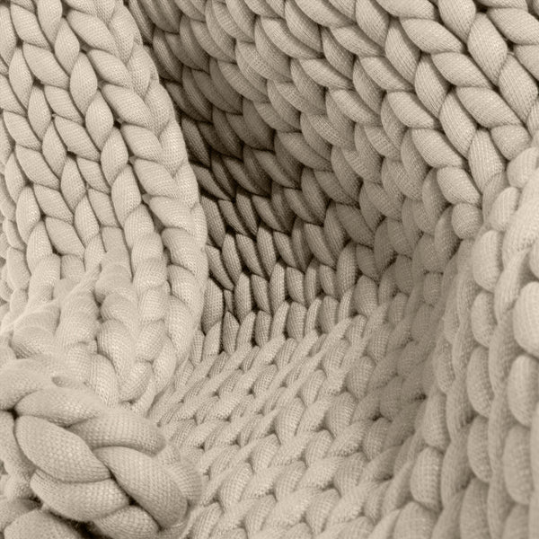 Koc obciążeniowy dla dorosłych - Gruba dzianina Mysi Fabric Close-up Image