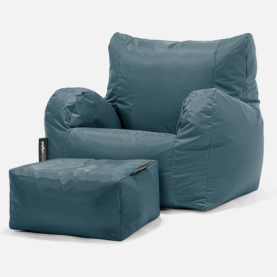 Fotel pufa worki sako - SmartCanvas™ Petrol 02