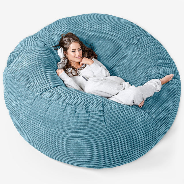 Sofa pufa XXL Mega Mammoth Zamienny Pokrowiec - Klasyczny sztruks 01