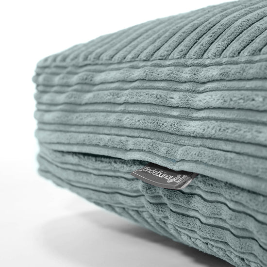 Duża poduszka podłogowa - Klasyczny sztruks Miętowa Zieleń 02