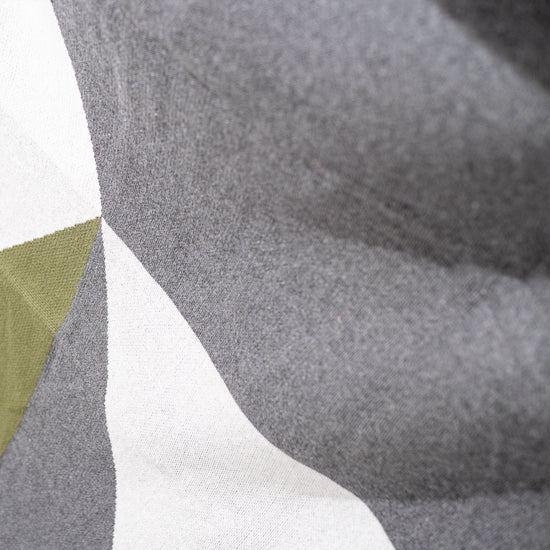 Narzuta / koc - Dzianina Abstrakcyjny blok kolorów Szarość 04