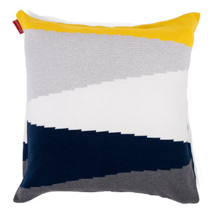 Poszewka na poduszkę ozdobna XL 70 x 70cm - Dzianina Blok kolorów Kolorowy