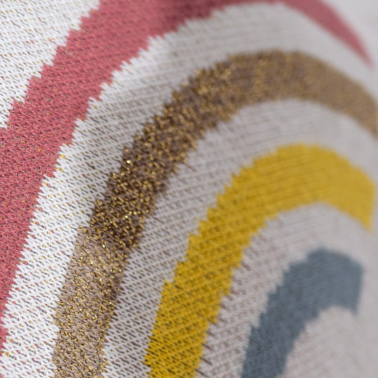 Poszewka na poduszkę ozdobna 47 x 47cm - Dzianina Tęcza 03