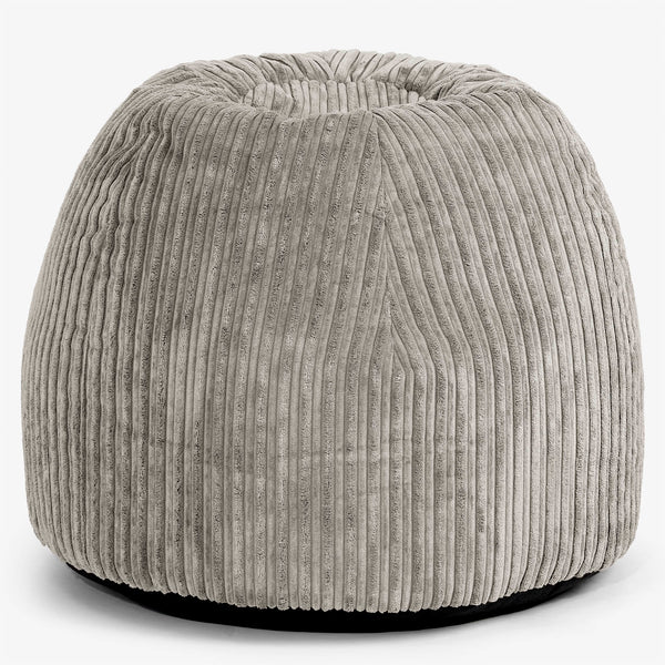 Ergonomiczne biurowe pouf-krzesło - Klasyczny sztruks Mysi - 01
