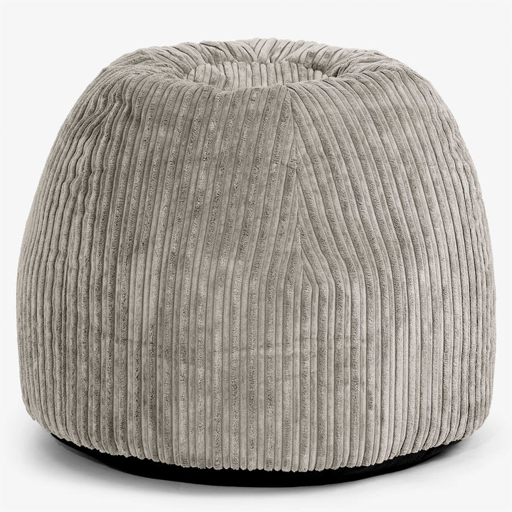 Ergonomiczne biurowe pouf-krzesło - Klasyczny sztruks Mysi - 01