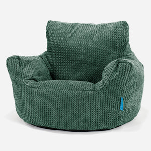 Fotel pufa worki sako dla malucha 1-3 lata - Pom Pom Zielony Mech