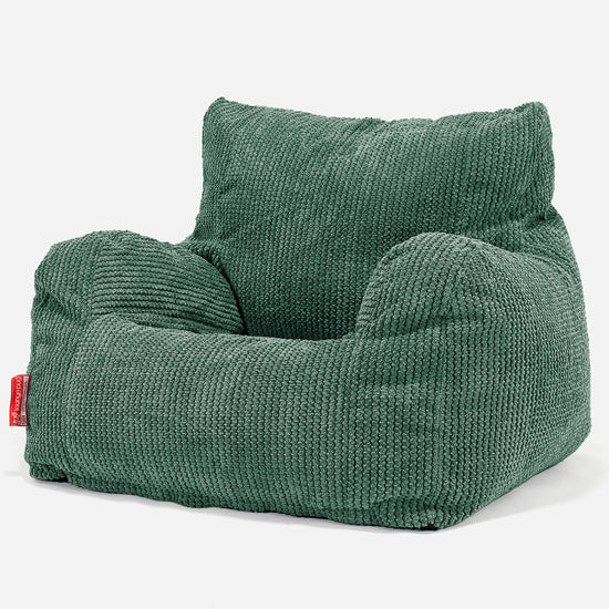 Fotel pufa worki sako Josephine - Pom Pom Zielony Mech 01