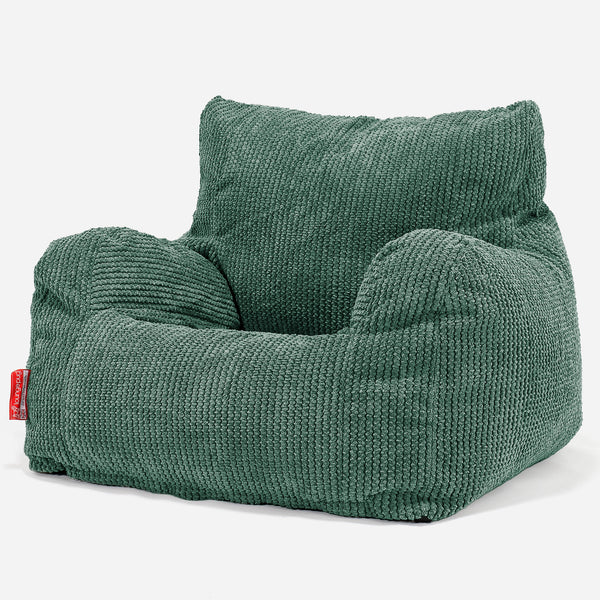 Fotel pufa worki sako Josephine - Pom Pom Zielony Mech 01