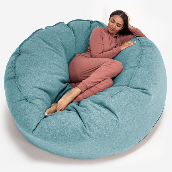 Sofa pufa XXL Mega Mammoth Zamienny Pokrowiec - Wełna Interalli 01