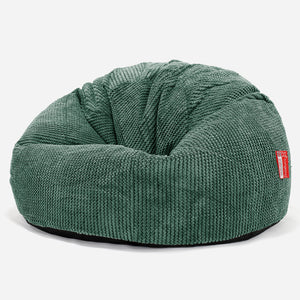Klasyczne siedzisko pufa sako - Pom Pom Zielony Mech