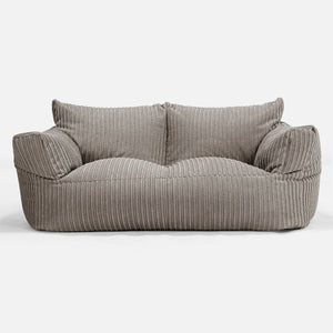 Sofa pufa Josephine - Klasyczny sztruks Beżowa szarość