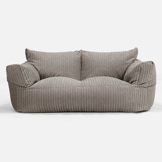 Sofa pufa Josephine - Klasyczny sztruks Beżowa szarość 01