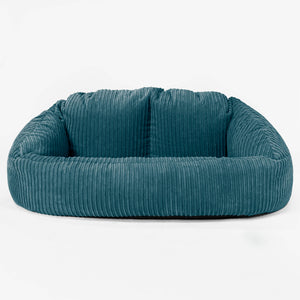 Sofa pufa Bubble - Klasyczny sztruks Turkus