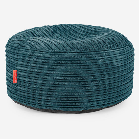 Ottoman Puff - Klasyczny sztruks Turkus 03