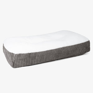 Legowisko dla psów XL Sloucher - Sherpa & sztruks Grafit szarość