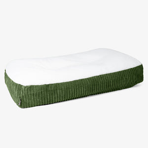 Legowisko dla psów XL Sloucher - Sherpa & sztruks Leśna zieleń