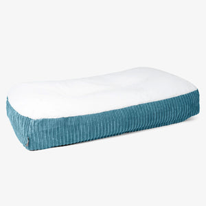 Legowisko dla psów XL Sloucher - Sherpa & sztruks Morski błękit