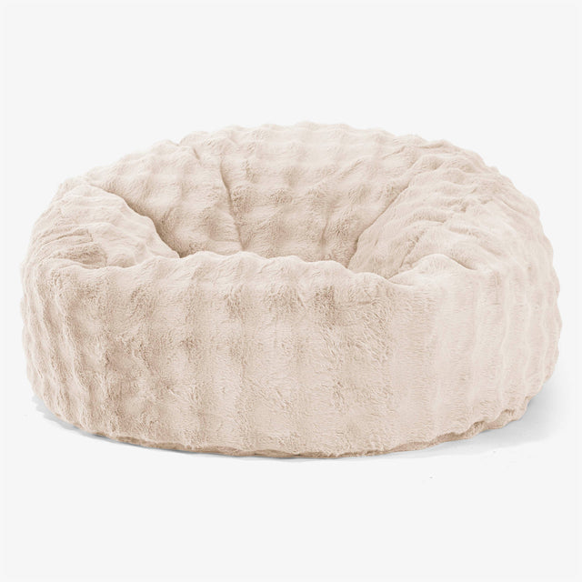 Sofa pufa Mammoth Zamienny Pokrowiec - Sztuczne futro Bąbelkowe 01