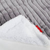 Narzuta / koc Sherpa - Sztruks ultra plusz Szarość 01