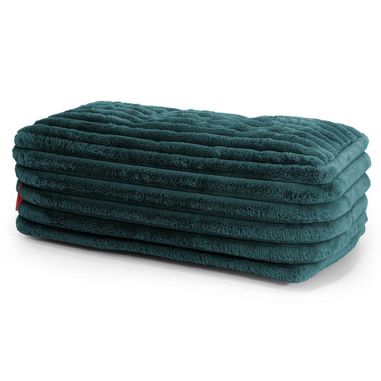 Podnóżek duży - Sztruks ultra plusz Turkus 01