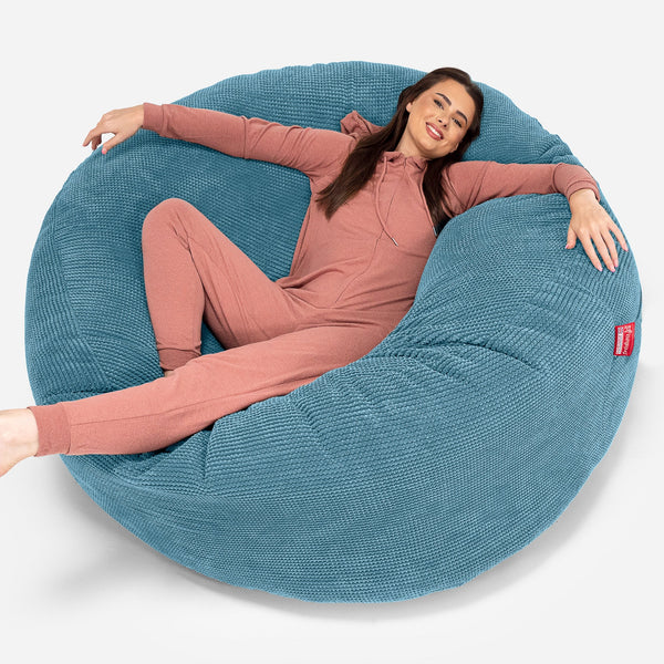 Sofa pufa XXL Mega Mammoth Zamienny Pokrowiec - Pom Pom 01