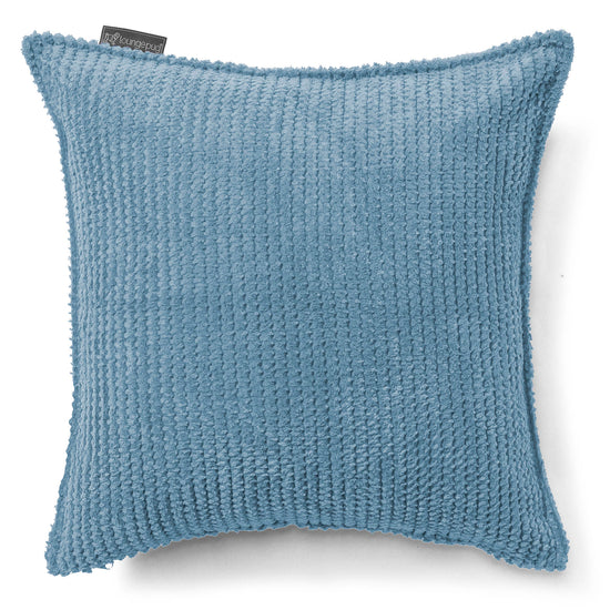 Poszewka na poduszkę ozdobna 47 x 47cm - Pom Pom Błękit królewski 01