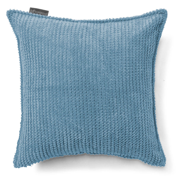 Poszewka na poduszkę ozdobna 47 x 47cm - Pom Pom Błękit królewski 01