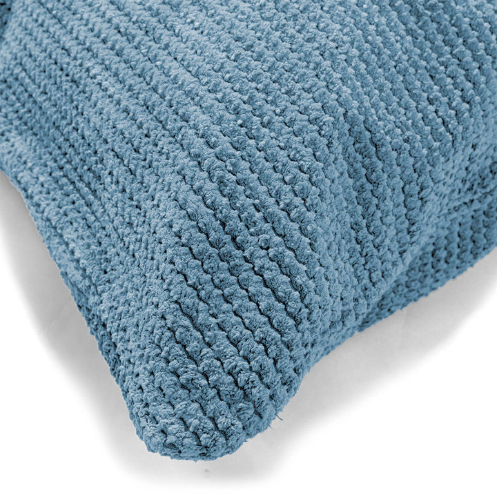 Poszewka na poduszkę ozdobna 47 x 47cm - Pom Pom Błękit królewski 03